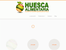 Tablet Screenshot of huescaalimentaria.com